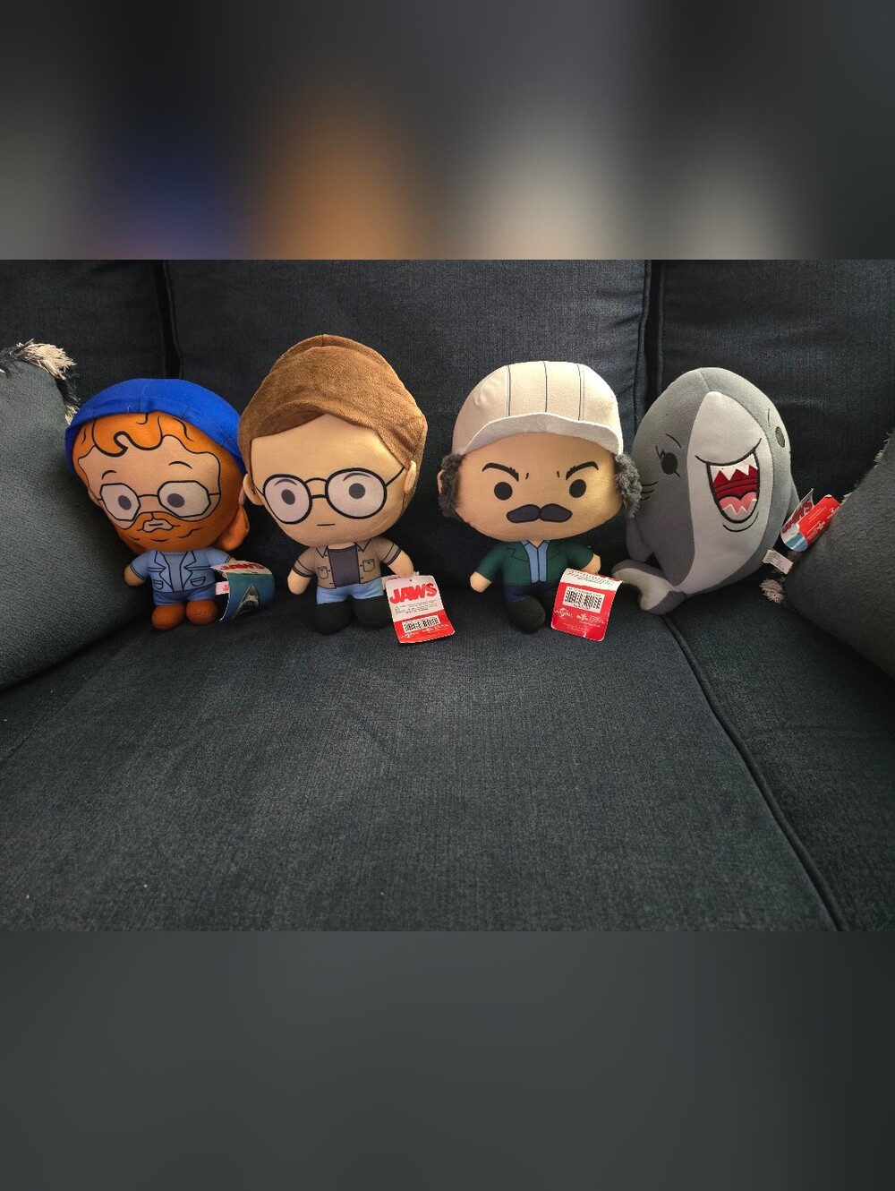 Jaws Kawaii Style Plushies! Brody, Hooper, Quint & Bruce The Shark